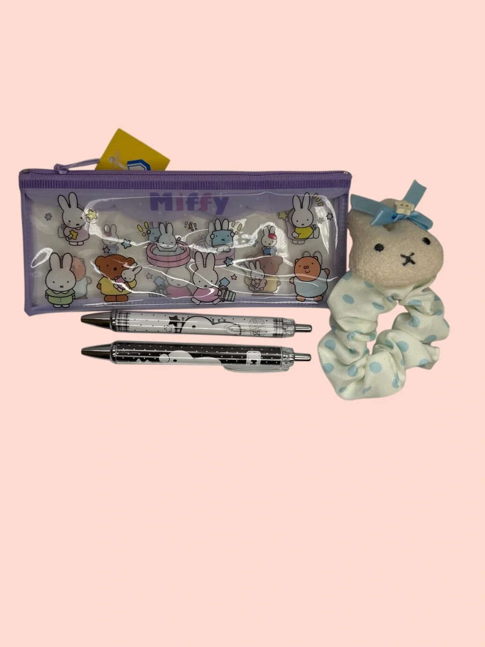 Miffy bundle notebooks, phone stand, pens, pencil pouch